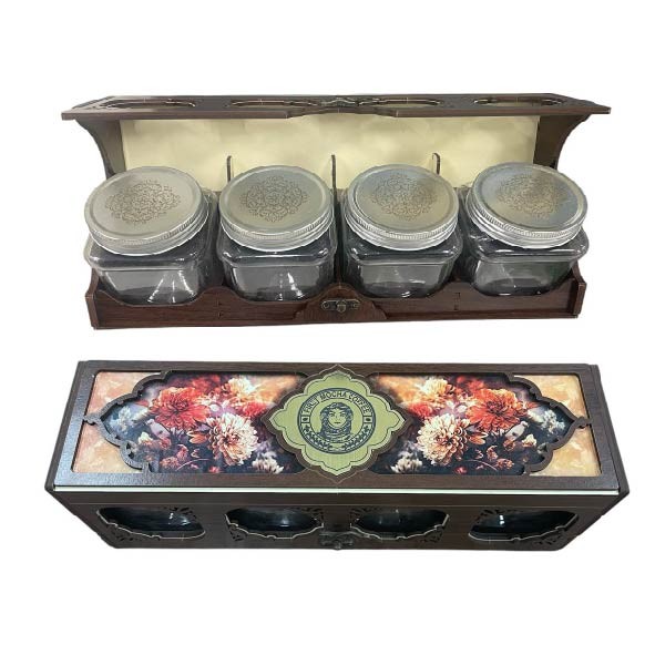 Wooden spices box(4)