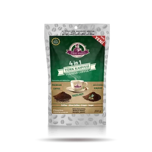 Coffee (4×1) with natural hazelnut flavor 200 gm